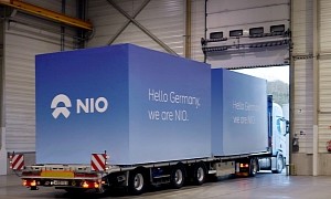 NIO Starts Shipping Power Swap Stations Made in Europe