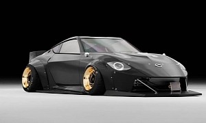 Nissan 400Z "ProtoZoku" Has a Tangled Exhaust and Giant Front Splitter