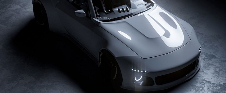 Nissan 400Z "Slantnose" Looks Like a Perfect Porsche Impersonator
