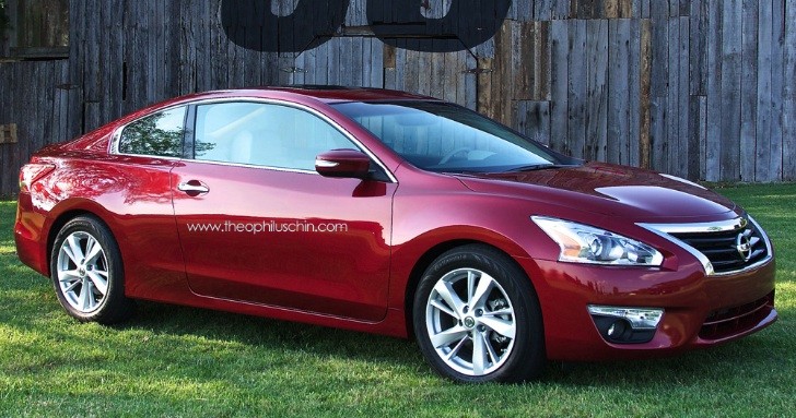 2014 Nissan Altima Coupe rendering