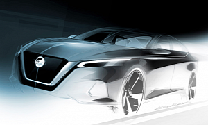 2019 Nissan Altima Official Sketch Released Ahead of NYIAS
