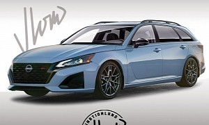 Nissan Altima Wagon Rendered Into Existence, Wants To Scratch That Crossover Itch