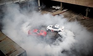 Nissan and Hoonigan's Black Friday Has Two 1,000 HP Cars and an Abandoned Mall - 360 Video