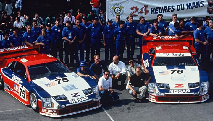 1994 Nissan Le Mans team