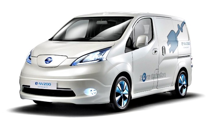 nissan e nv200 all electric van close to european production