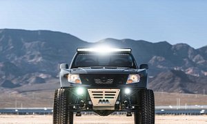Nissan Frontier Desert Runner Concept Bashes Sand Dunes With Turbo V8 Power