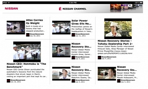 Nissan Global iPad App Launched