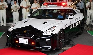 Nissan GT-R Becomes Japan's Most Awesome Police Car: Godzilla the Cop!