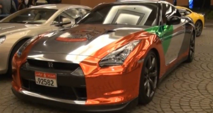 UAE chrome Nissan GT-R