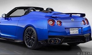 Nissan GT-R Convertible Rendered, Needs a Fixed Roof