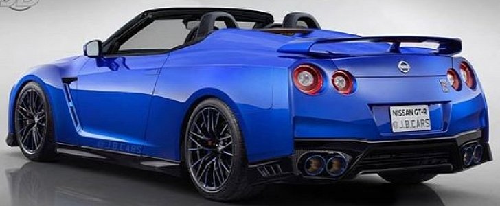 Nissan GT-R Convertible Rendered