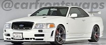 Nissan GT-R Crown Victoria Is an Unmarked Police Car Nightmare