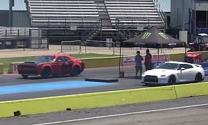 Nissan GT-R Drag Races Dodge Demon, Humiliation Ensues