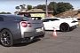 Nissan GT-R Drag Races Lamborghini Huracan in Desperate Airfield Struggle