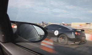 Nissan GT-R Drag Races Supercharged BMW M3, Brutal Fight Follows