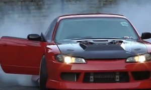 Nissan GT-R Engine Swap Makes for One Awesome Silvia S15 Drift Car