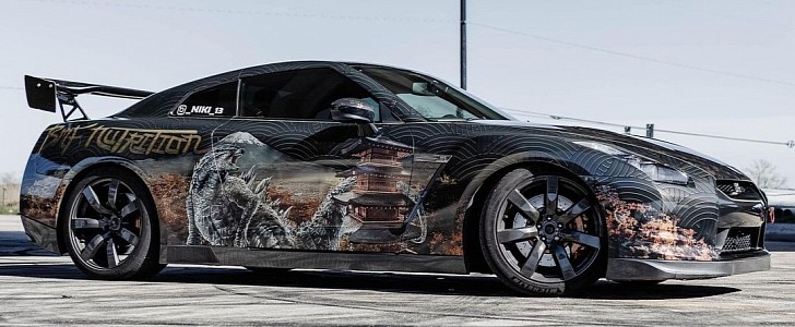 Nissan GT-R Godzilla wrap