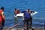 Nissan GT-R Goes Above, Beyond, and Under, Good Samaritans Fish It Out