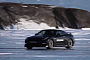 Nissan GT-R Going 183 MPH On Frozen Baikal Lake