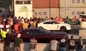Nissan GT-R Grudge Races Challenger Hellcat and C6 Corvette, Someone Got Shamed