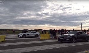 Nissan GT-R Humiliates Mercedes-AMG GT S in Drag Race, Doesn't Need Launch