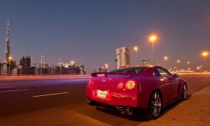 Nissan GT-R in Dubai Short Film