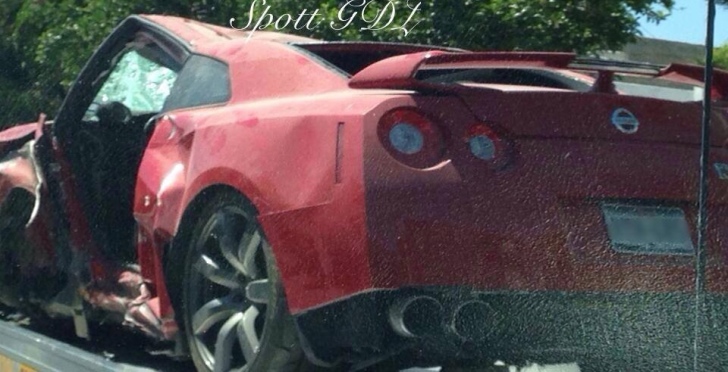 Nissan GT-R Totalled in Mexico