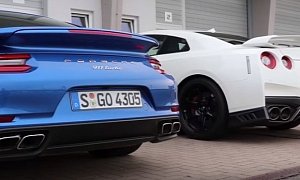 Nissan GT-R Track Edition vs. Porsche 911 Track Battle Has Crushing Result