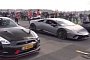 Nissan GT-R vs. Lamborghini Huracan Performante Drag Race Is a Bummer