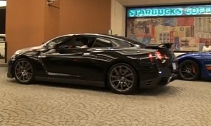 Nissan GT-R with Straight Pipes Screams in Dubai