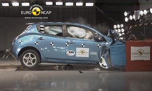Nissan Happy with 5 Star Rating for Leaf at Euro NCAP Tests