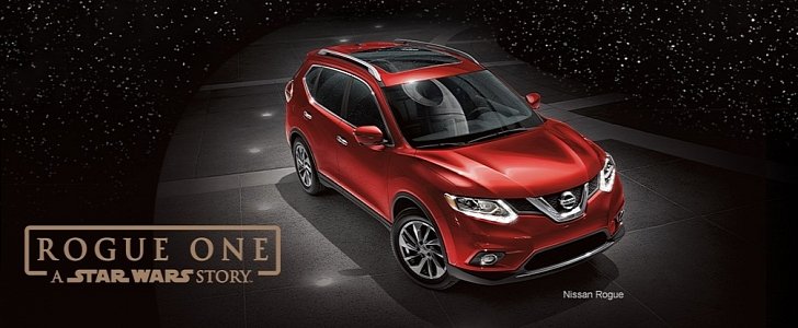 Nissan Rogue SUV in Star Wars promotional campaign