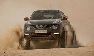 Nissan Juke Nismo RS with Tracks Takes On Abu Dhabi Desert