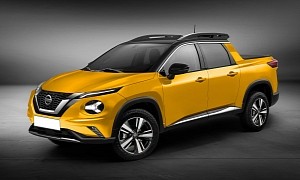 Nissan Juke Pickup Truck Imagined With Bold Styling, Very Small Bed