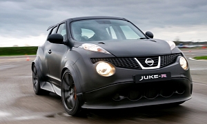 Nissan Juke-R Put Through Its Pace on Track