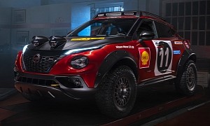 Nissan Juke Rally Tribute Goes From Rendering to Reality, Previews the Juke Hybrid