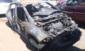 Nissan Leaf Battery Pack Survives Massive Fire!