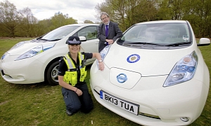 Nissan LEAF Becomes a Police Car in West Midlands, UK