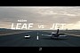 Nissan Leaf EV Hatchback Drags Mighty Jet Aircraft; Someone Takes a Fake Beating