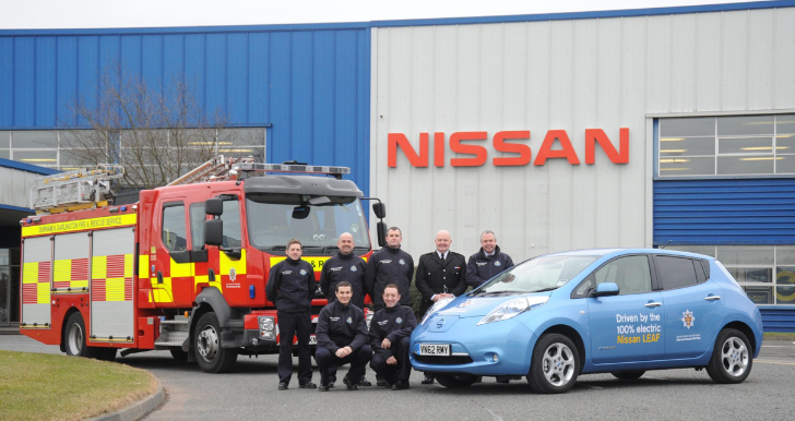 Fire Rescue Nissan Leaf