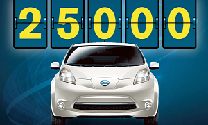 Nissan Leaf Reaches 25,000 US Sales