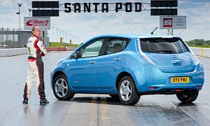Nissan Leaf to Set World Reverse Speed Record at Goodwood