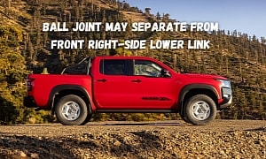 Nissan Recalls 2024 Frontier Over Ball Joint That May Separate From Lower Link