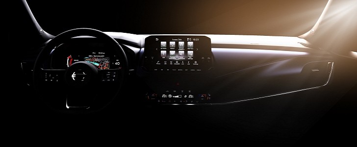2021 Nissan Qashqai official interior teaser