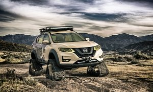 Nissan Rogue Trail Warrior Project Fits Tracks For 2017 New York Auto Show