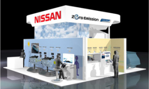 Nissan Shows LEAF at Eco-Products 2010