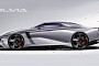 Nissan Silvia S16 "Vision GT" Rendered by Lada Interior and Exterior Designer