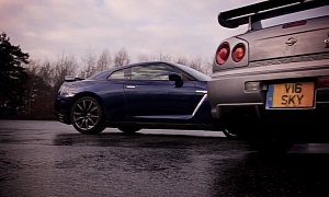 Nissan Skyline GT-R Meets Nissan R-35 GT-R in Old vs New Clash