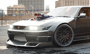 Nissan Skyline GT-R "Supercharger Slave" Sticks Out Like a Sore Thumb