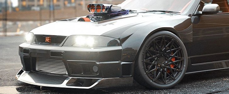 Nissan Skyline GT-R "Supercharger Slave" rendering